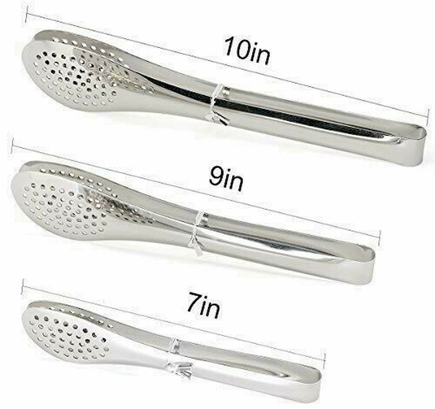 Stainless Steel Kitchen Tongs Serving Utensils BBQ Tongs for Cooking Heavy Duty