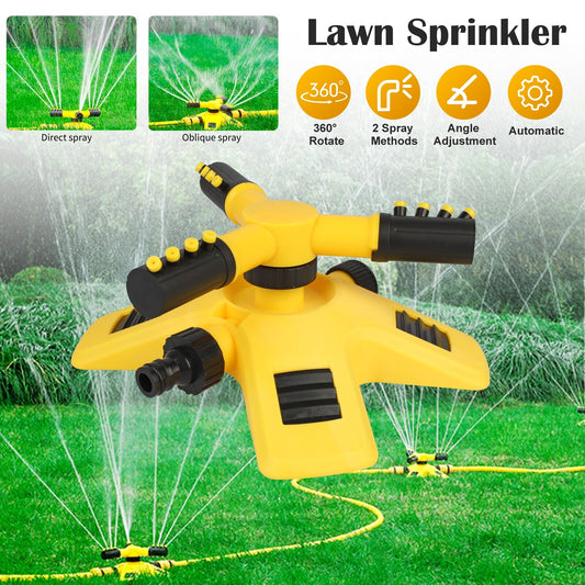 360° Automatic Rotating Lawn Sprinkler – 2 Spray Modes, Wide Coverage, Garden & Lawn Irrigation