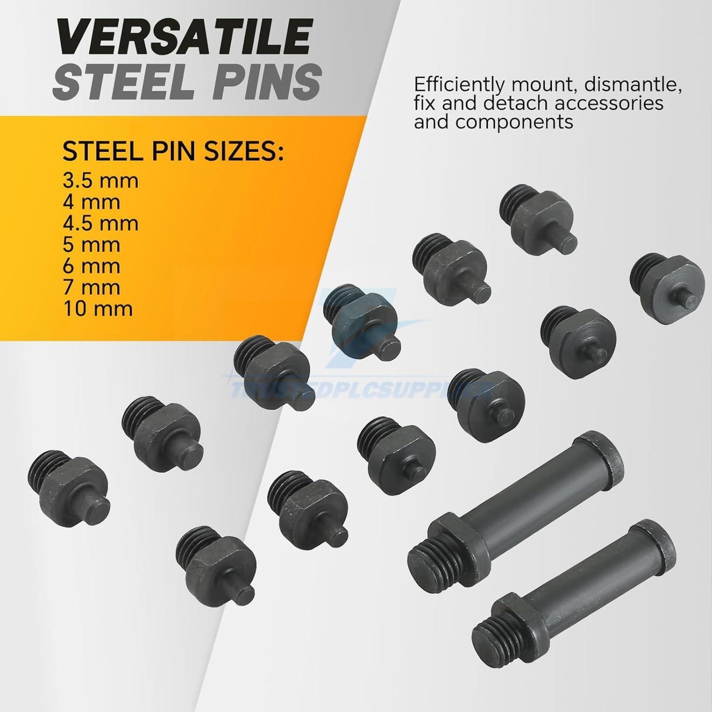 Adjustable Variable Pin Spanner Wrench Tool 1/4In-5In Pulley Puller Remove New