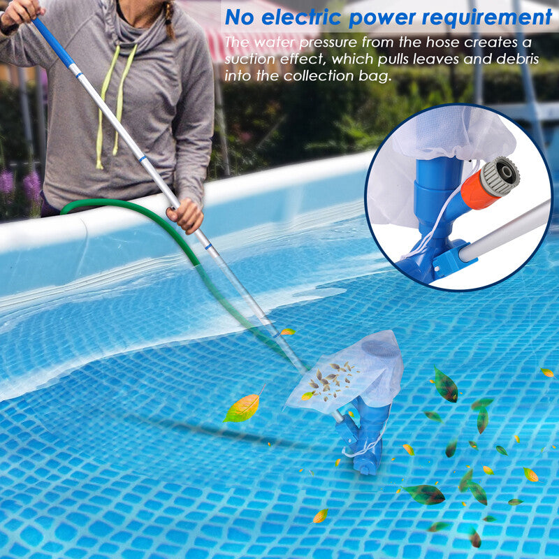 All-in-One Pool Vacuum Head Cleaner – Spa Cleaning Kit & Accessories