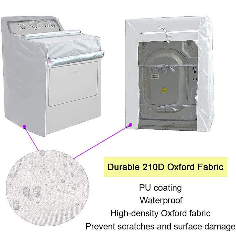 Washing Machine Top Dust Cover Laundry Washer/Dryer Protect Waterproof Dustproof
