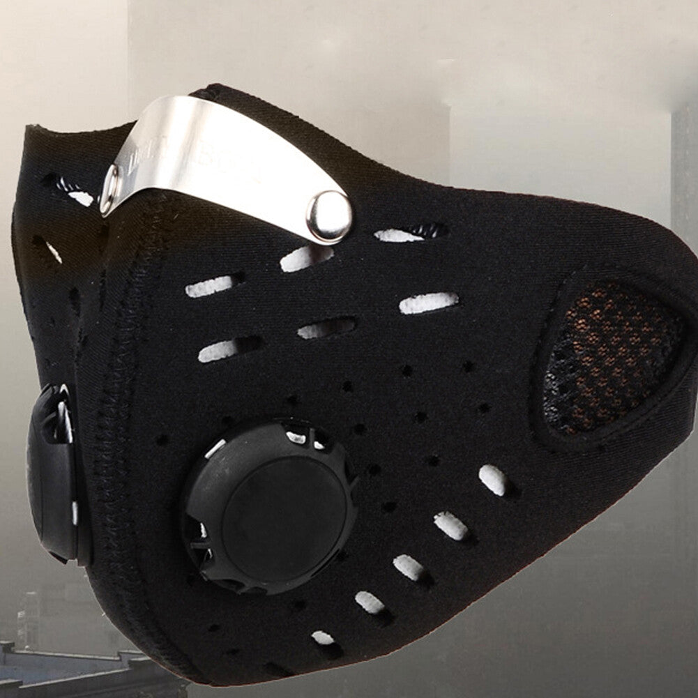 Activated Charcoal Filter Outdoor Sports Mask Mouth Windproof Warmth Face Mask