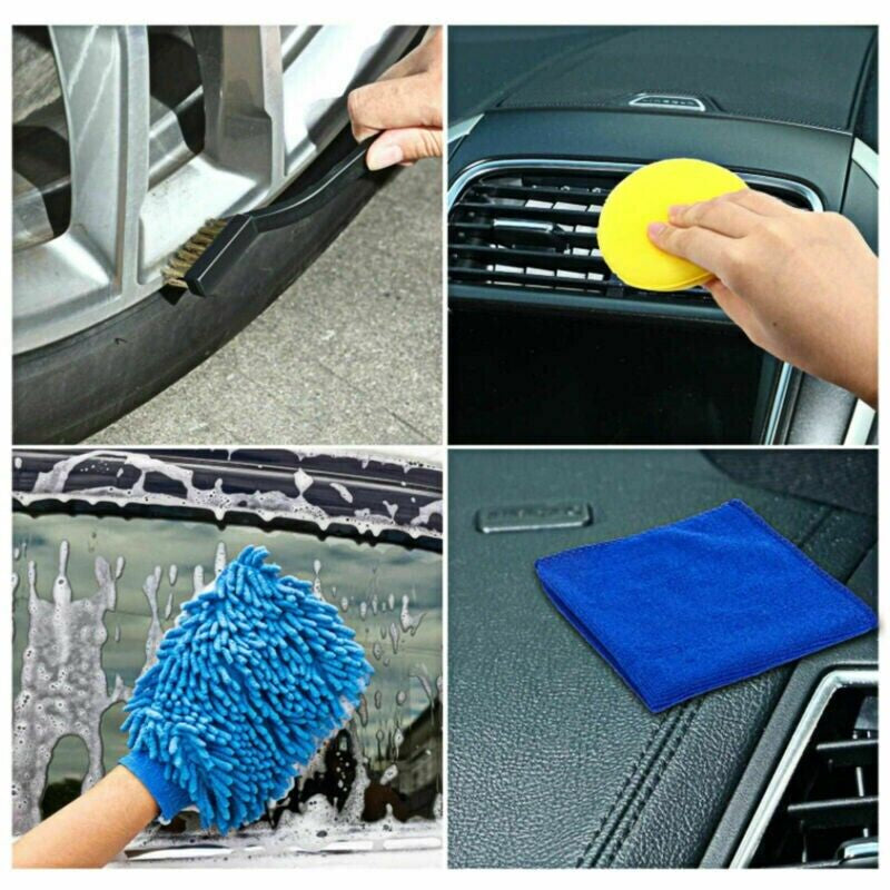 Car Detailing Brush Wash Auto Detailing Cleaning Kit Engine for Wheel Clean Set