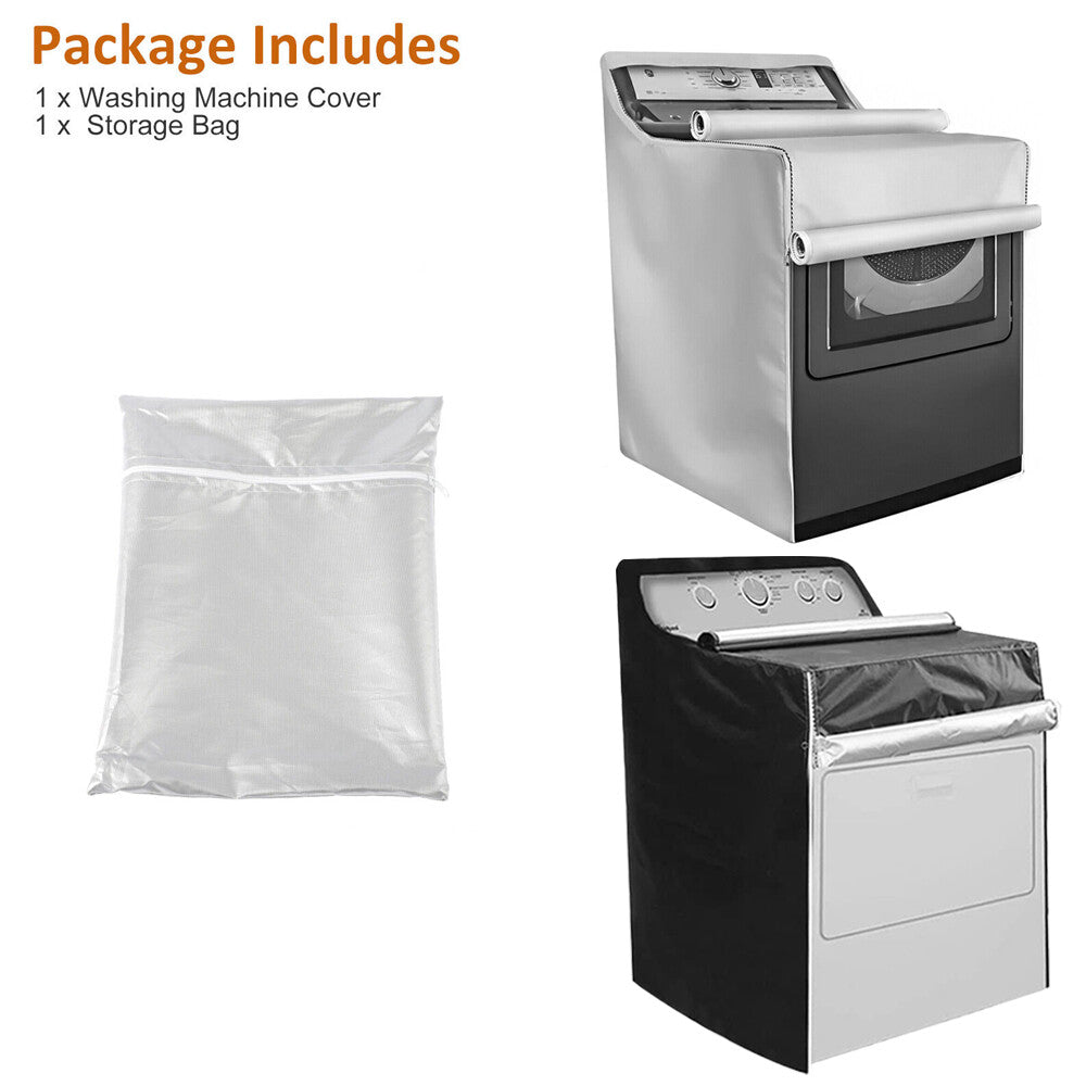 Washing Machine Top Dust Cover Laundry Washer/Dryer Protect Waterproof Dustproof
