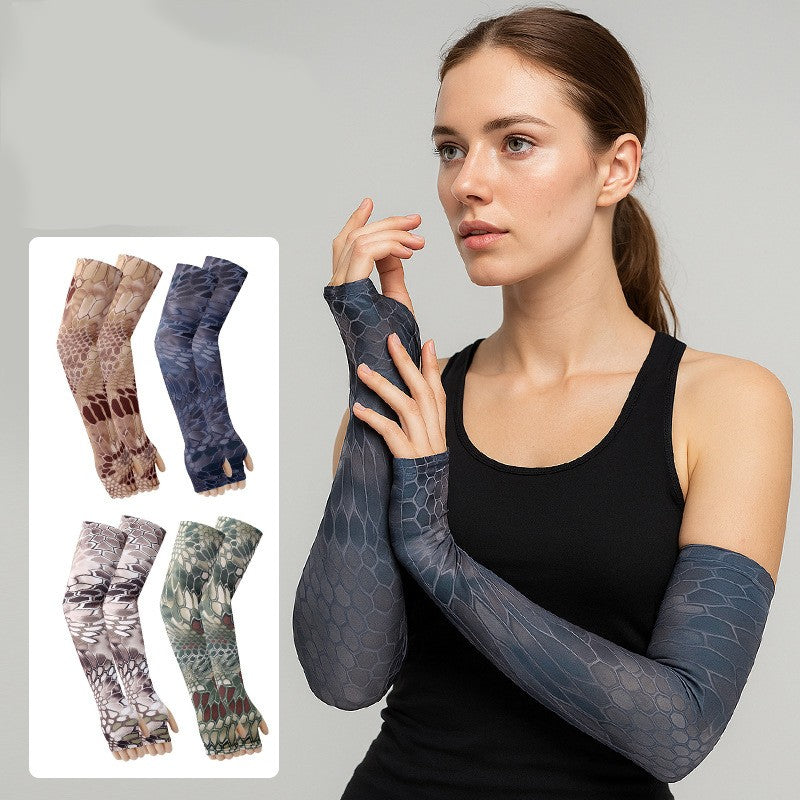 4 Set Cooling Arm Sleeves & Neck Gaiter Face Mask UV Protection for Men/Women