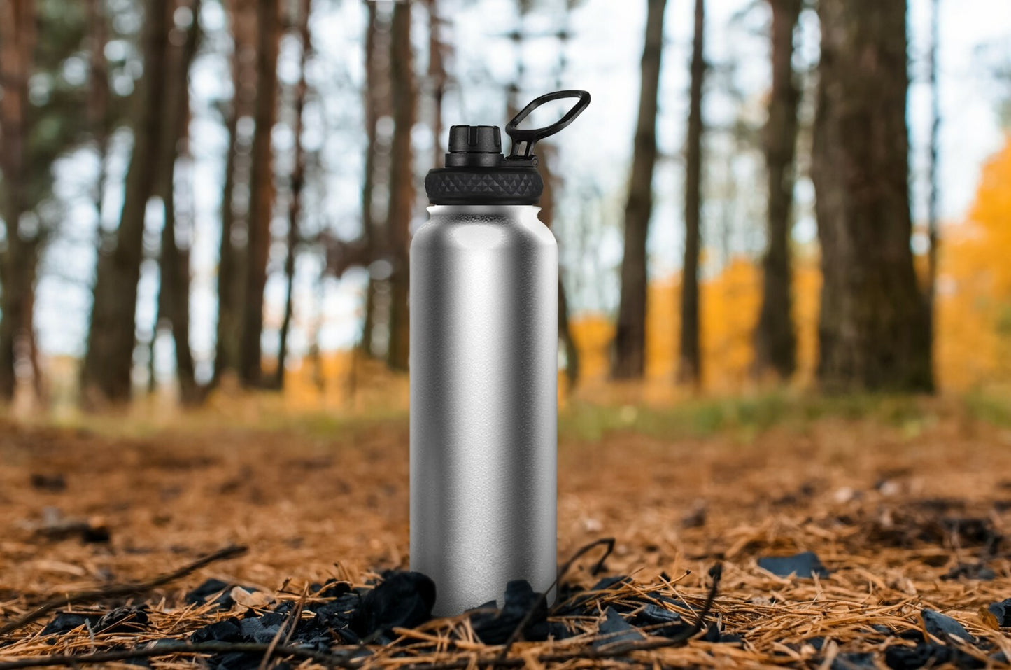 Water Bottle Stainless Steel Vacuum Double Wall Insulation Sport Wide Mouth 40 Oz 