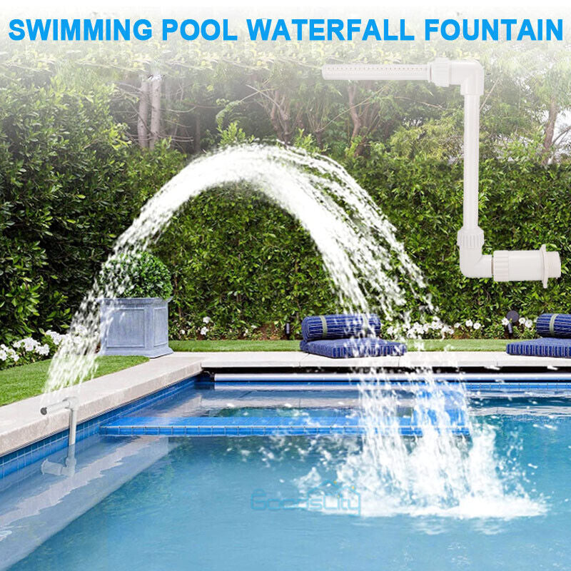 Swimming Pool Waterfall Fountain in Ground above Ground Pool Fountain Sprinkler