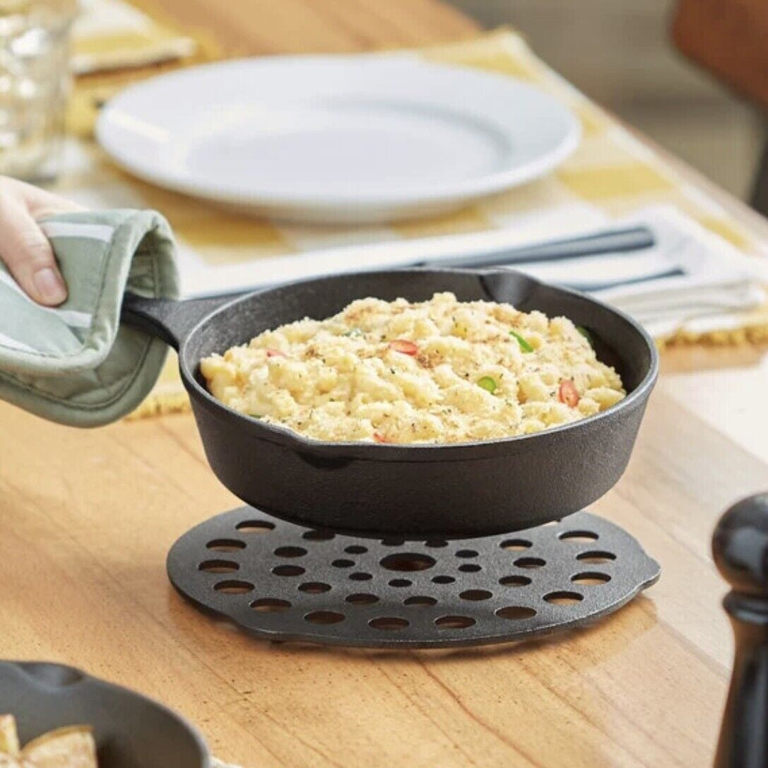 Heavy Duty Pre-Seasoned Cast Iron Skillet Pan 6”, 8”, or 10.25 Inch