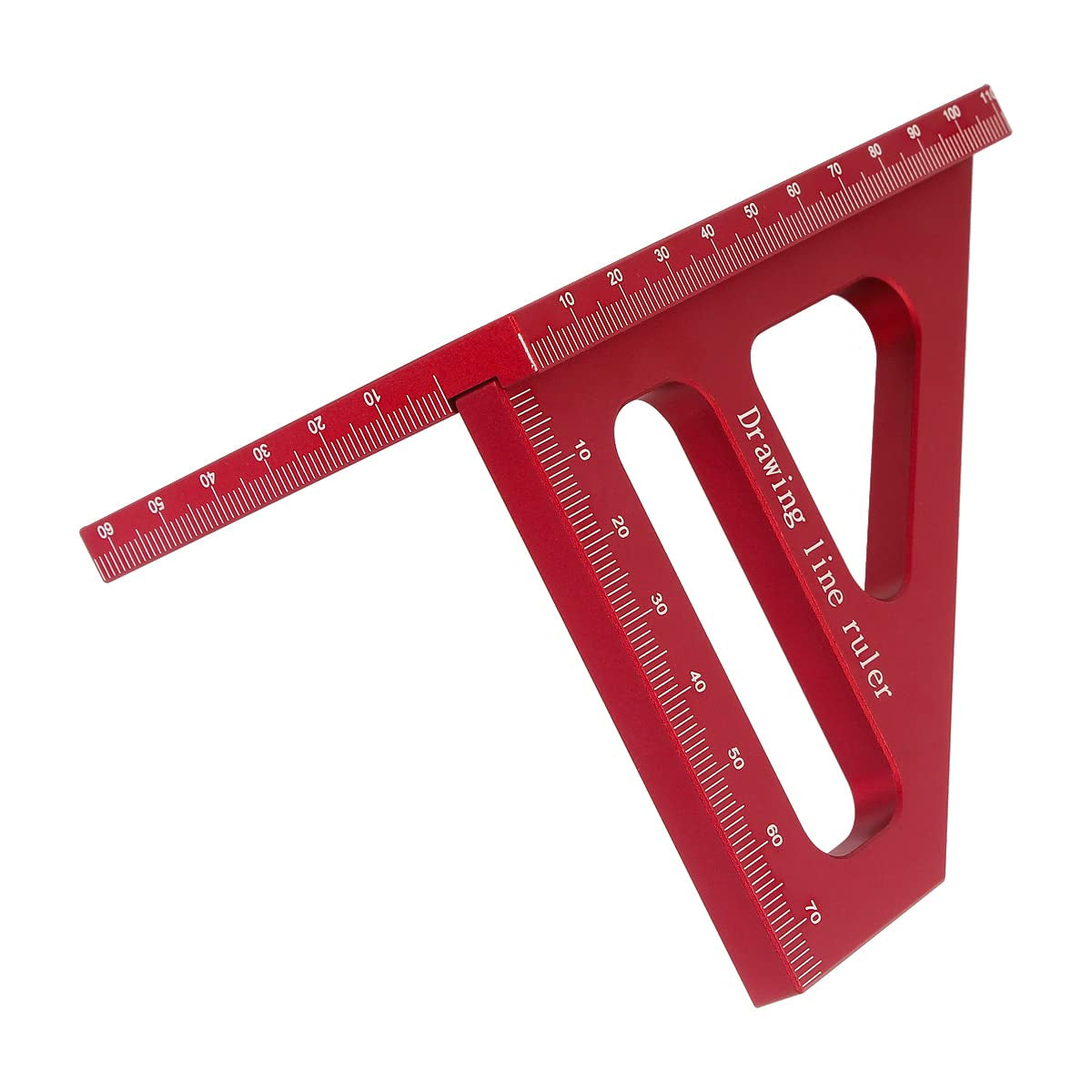 3D Multi-Angle Measuring Ruler 45/90 Degree Aluminum Alloy Woodworking Square Protractor Measuring Tool for Engineer Carpenter