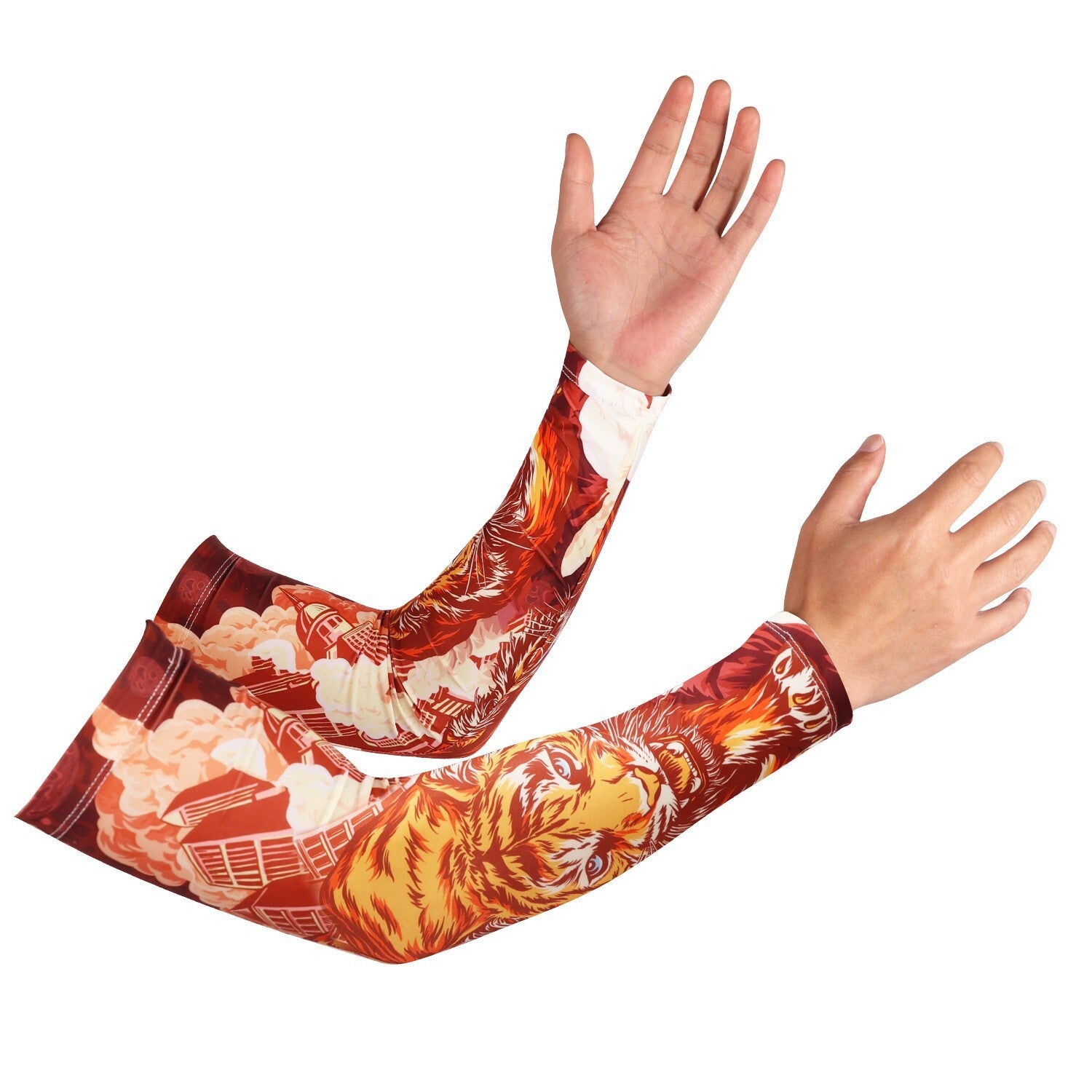 3 Pair Cooling Arm Sleeves Cover UV Sun Protection Cycling Running for Men Women