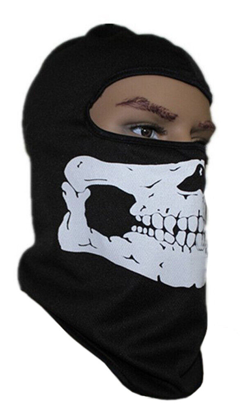Motorcycle Game Balaclava Hood Ghost Skull Full Face Cover CS Halloween Mask