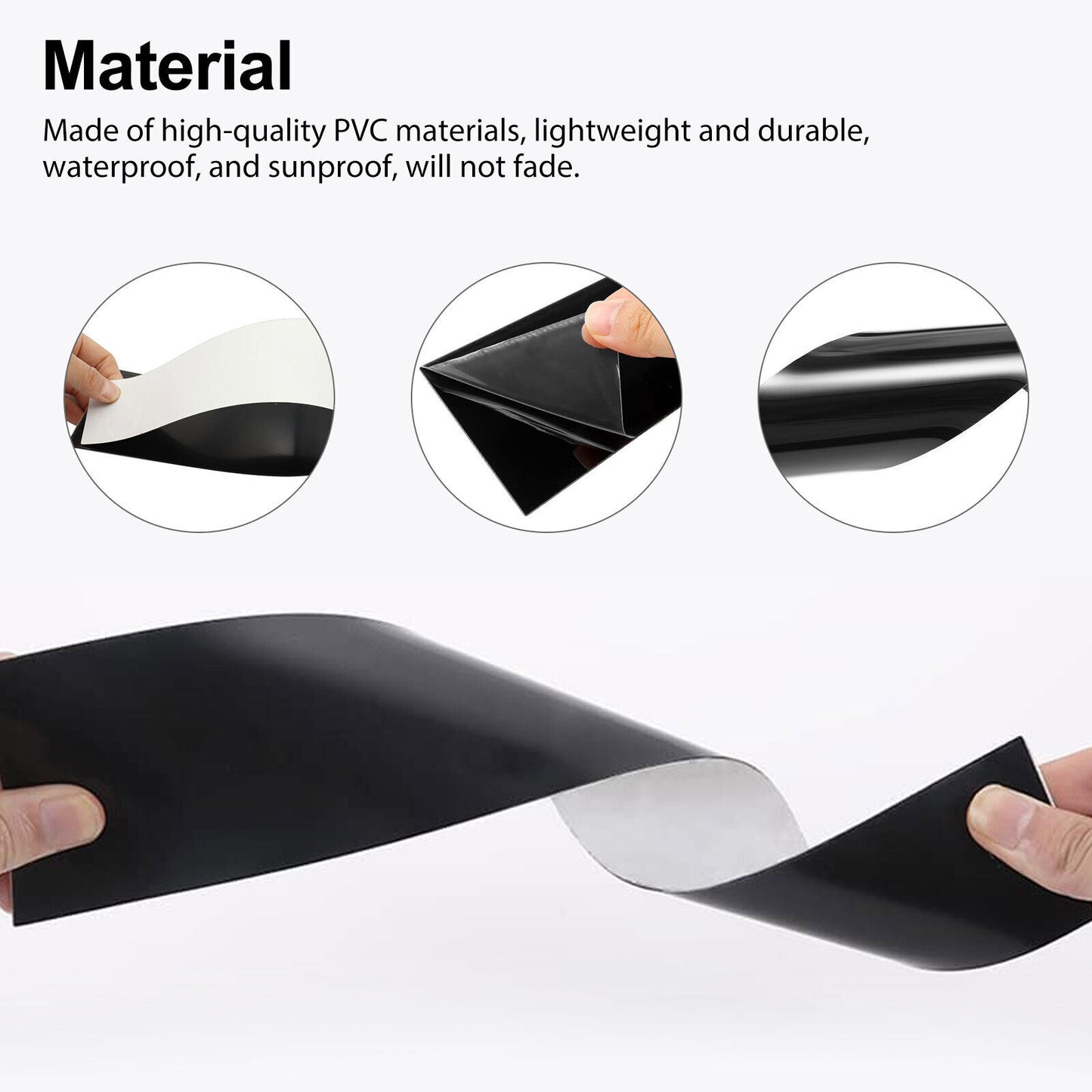 PCS Black Pillar Posts Cover Trim Kit for 2016-2021 Chevrolet Malibu – Gloss Piano Door Post Overlay