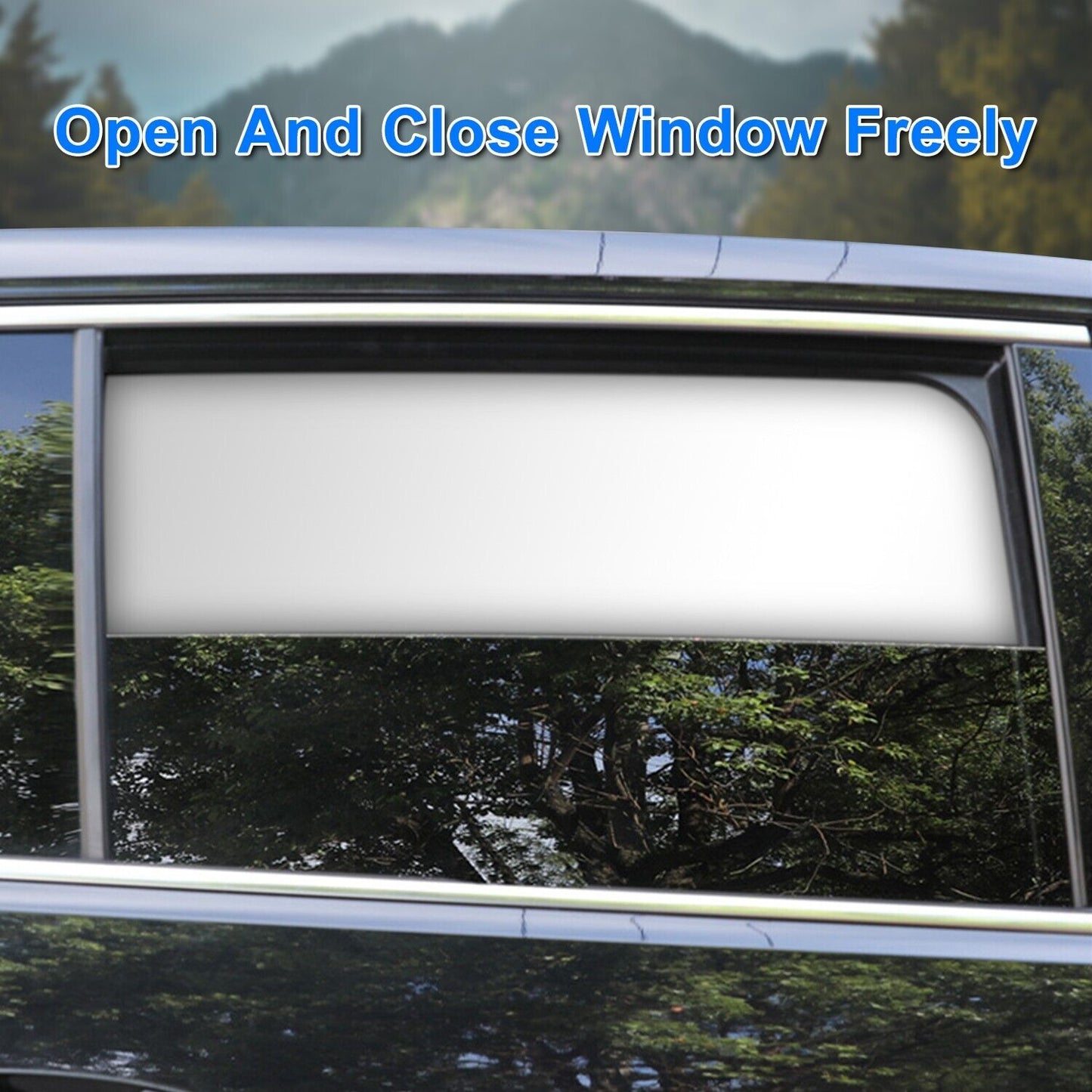 Magnetic Car Window Sun Shade – UV Protection & Privacy Screen for Front and Rear Windows (Set of 4