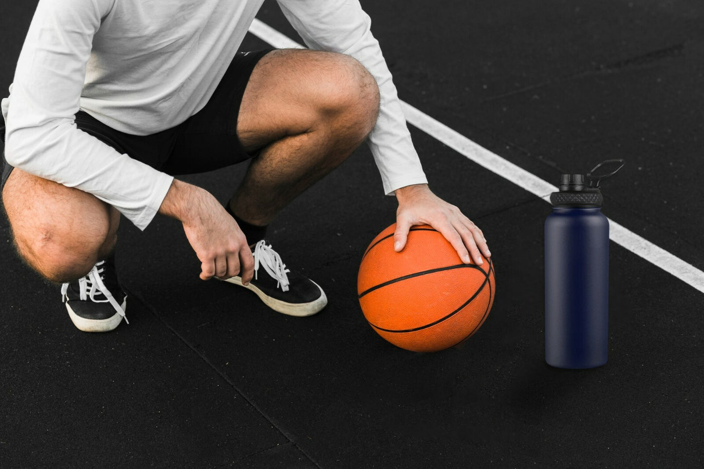 Water Bottle Stainless Steel Vacuum Double Wall Insulation Sport Wide Mouth 40 Oz 