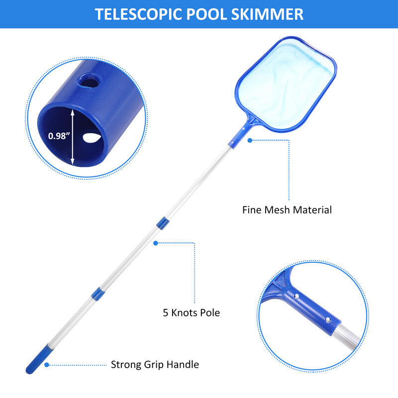 All-in-One Pool Vacuum Head Cleaner – Spa Cleaning Kit & Accessories