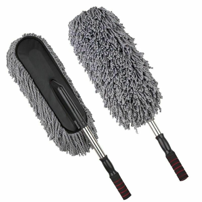 Adjustable Telescopic Car Wash Brush Kit Mop Long Handle Vehicle Cleaning Tool