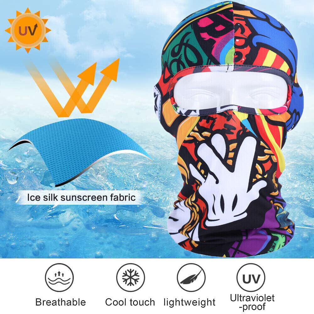 Balaclava Face Mask UV Protection Ski Sun Hood Tactical Masks for Men Women