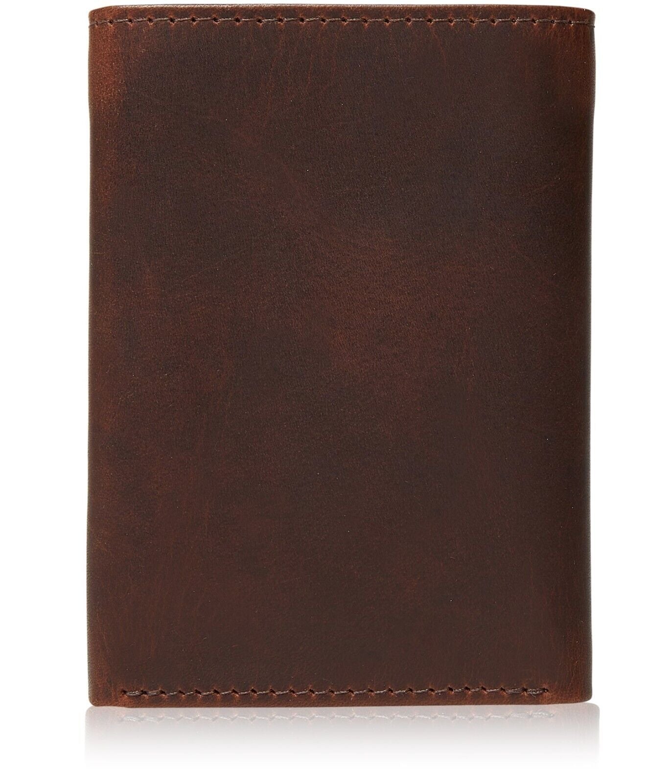 Genuine Leather Mens Wallet Slim Trifold Wallets for Men with ID Window RFID