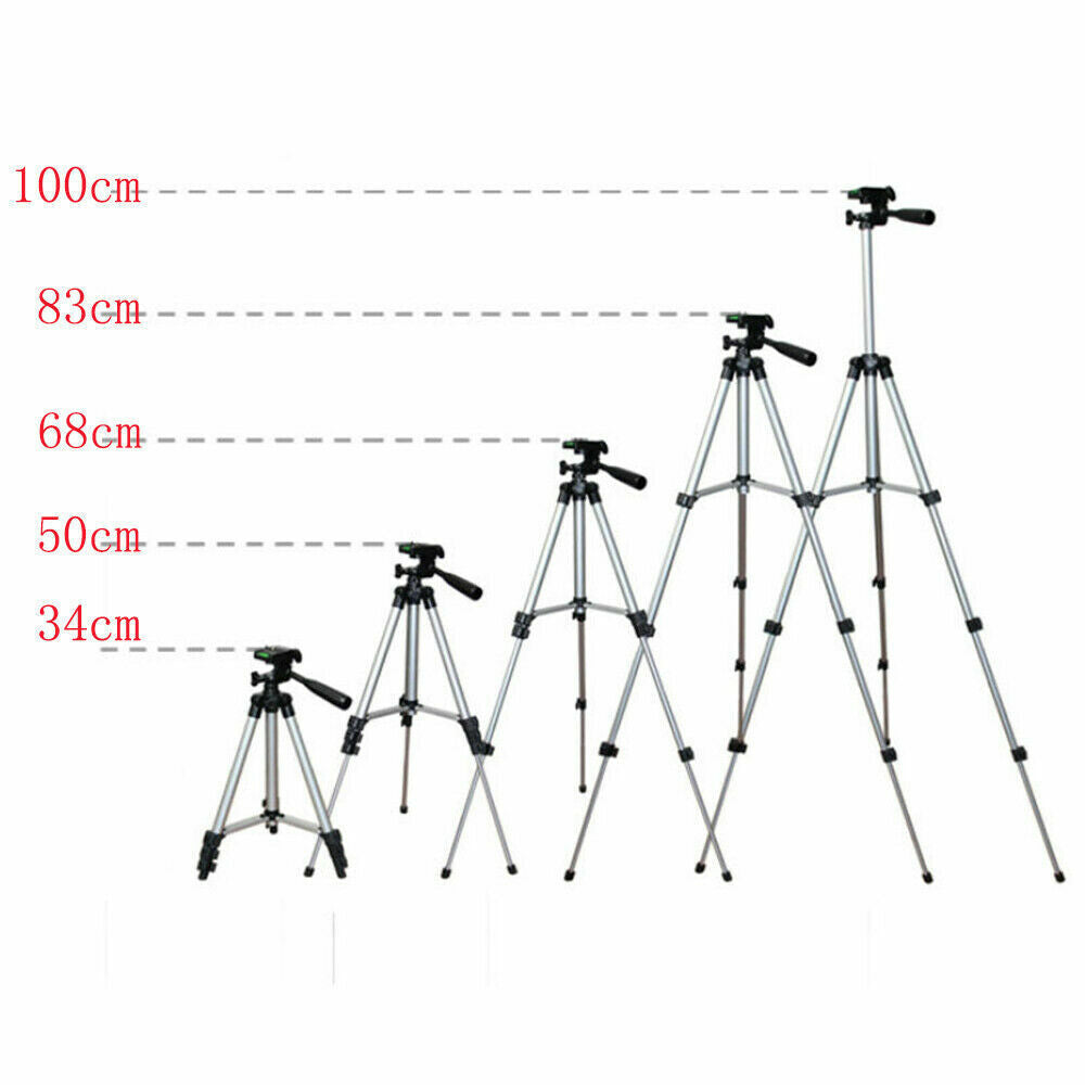 Professional Camera Tripod Stand Holder Mount for Iphone Samsung Cell Phone+Bag
