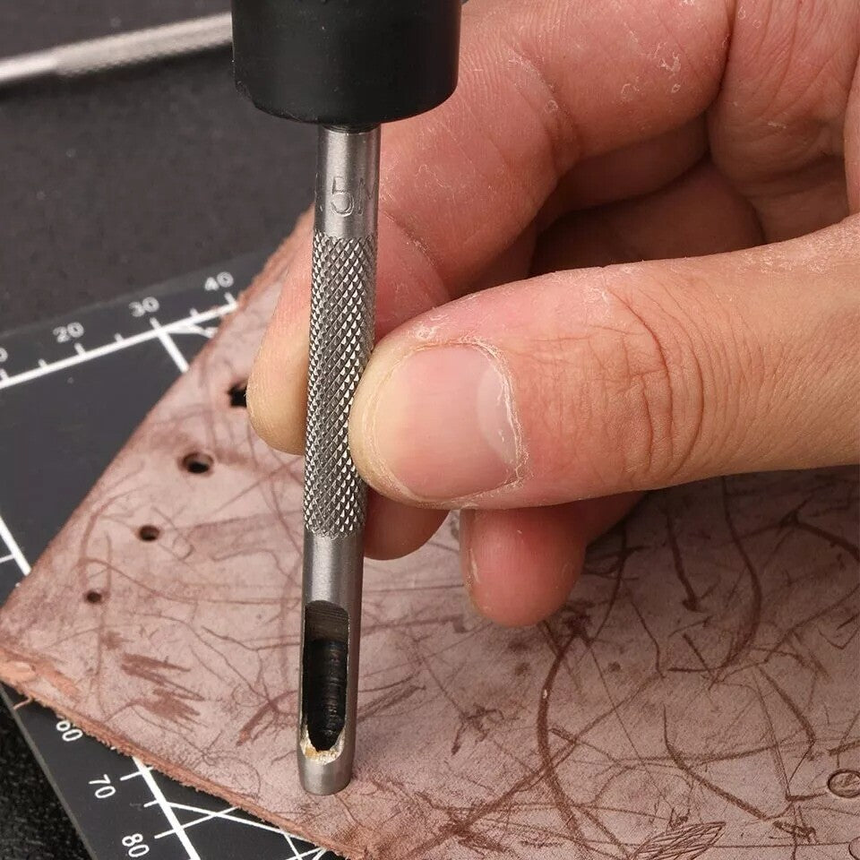 Leather Hole Punches round Hole Punch Set Hollow Punch Set DIY Leather Punch Set