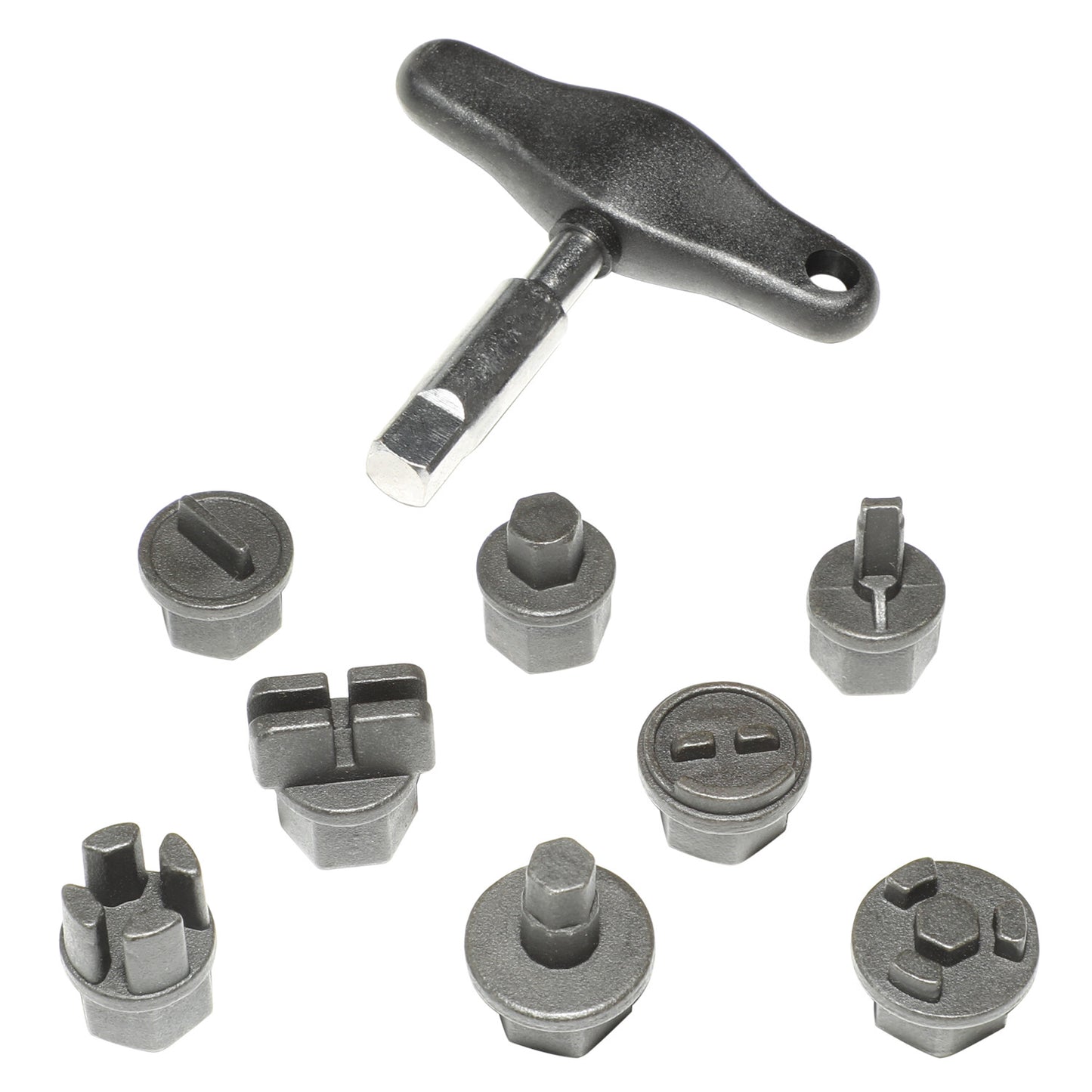 Cal Van Tools 38200 9 Piece Plastic Oil Pan Drain Plug Tool Set