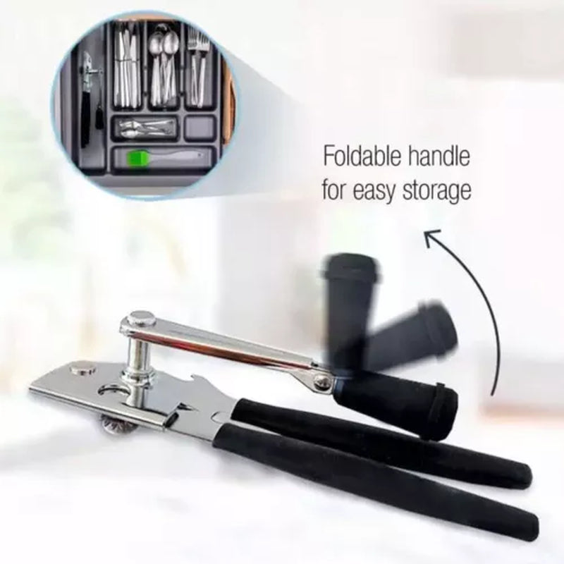 Heavy Duty Commercial Can Opener Hand Crank Can Opener Manual Easy for Big Cans