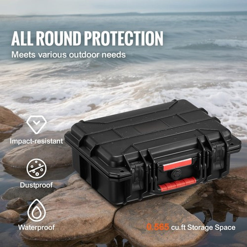 Premium Waterproof Protective Dry Box Case – Heavy-Duty, IPX67 Certified, with Pre-Cut Foam, Anti-Theft Lock & Wheeled Portable Design