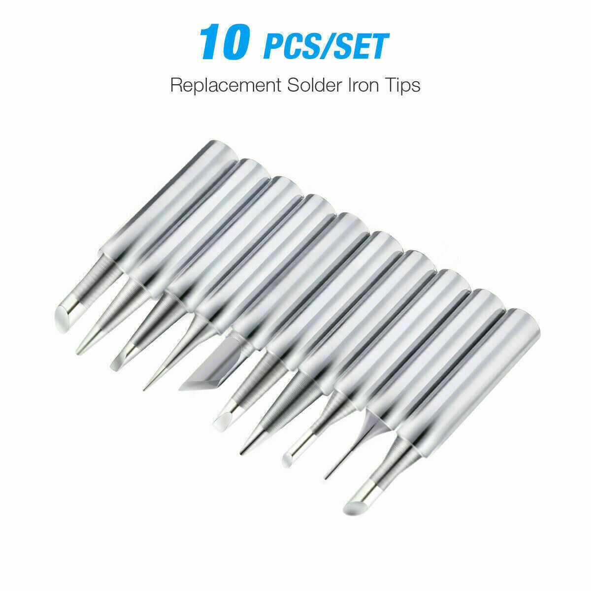 10Pcs Solder Screwdriver Iron Tip 900M-T for Hakko Soldering Station Tool Set