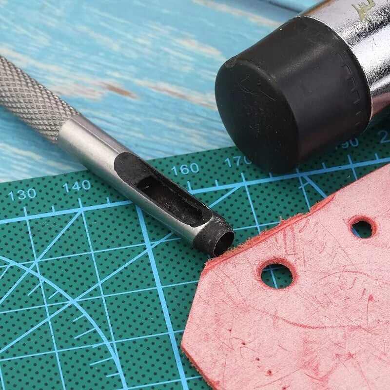 Leather Hole Punches round Hole Punch Set Hollow Punch Set DIY Leather Punch Set