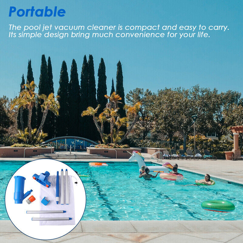 All-in-One Pool Vacuum Head Cleaner – Spa Cleaning Kit & Accessories