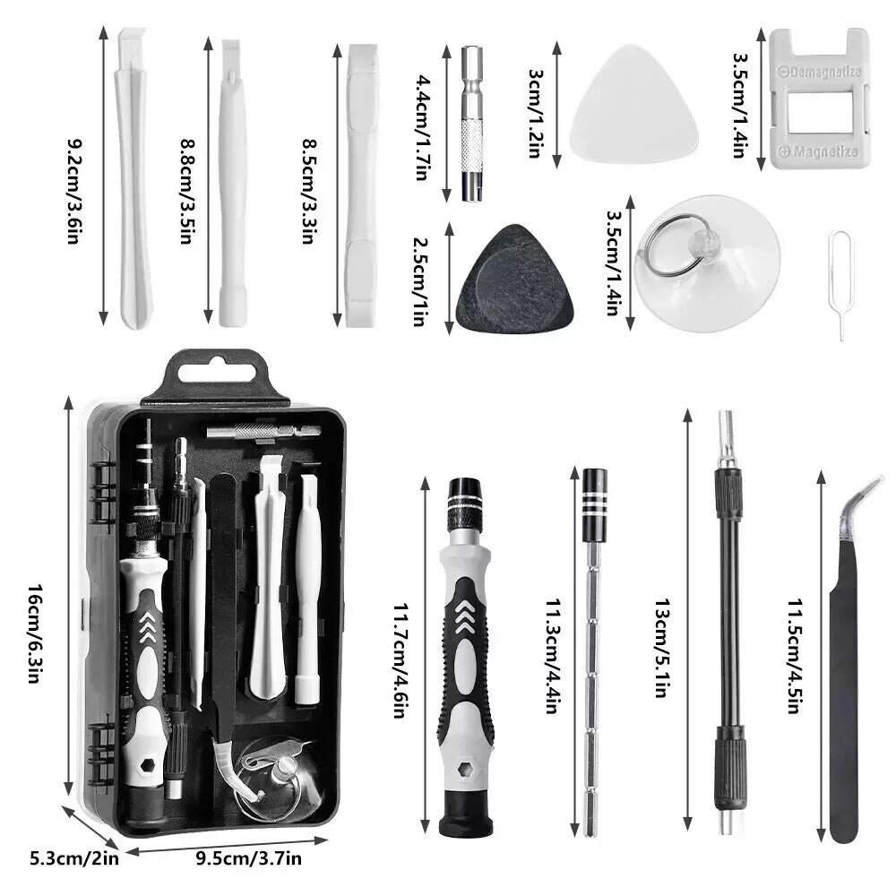 115 in 1 Magnetic Precision Screwdriver Set PC Phone Electronics Repair Tool Kit