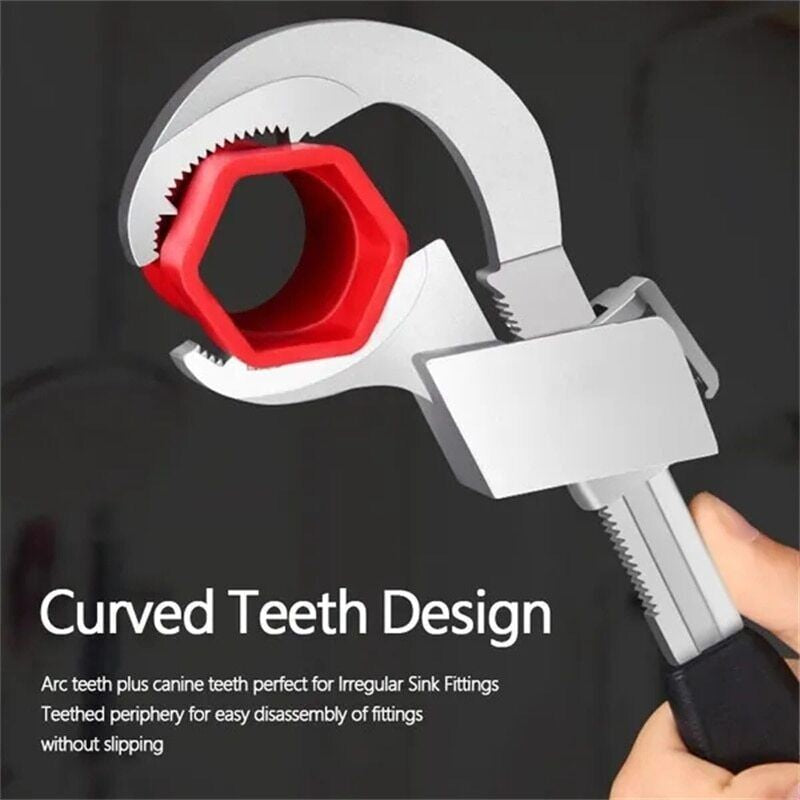 Multifunction Adjustable Double-Ended Wrench WATER PIPE Hand Tools with Box