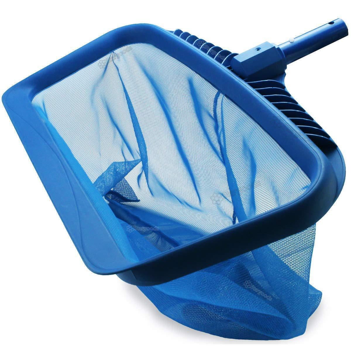 Heavy Duty Pool Skimmer Leaf Rake Net Scooper, Cleaning Swimming Pool, Fine Mesh