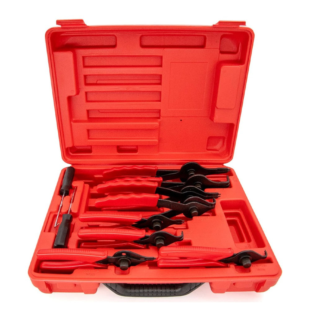 11PCS Snap Ring Pliers Set Circlips Auto Pliers Internal External Pliers