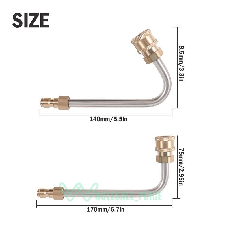 Washer Extension Gutter Rod Cleaner Wand Attachment Accessory High Pressure Rod