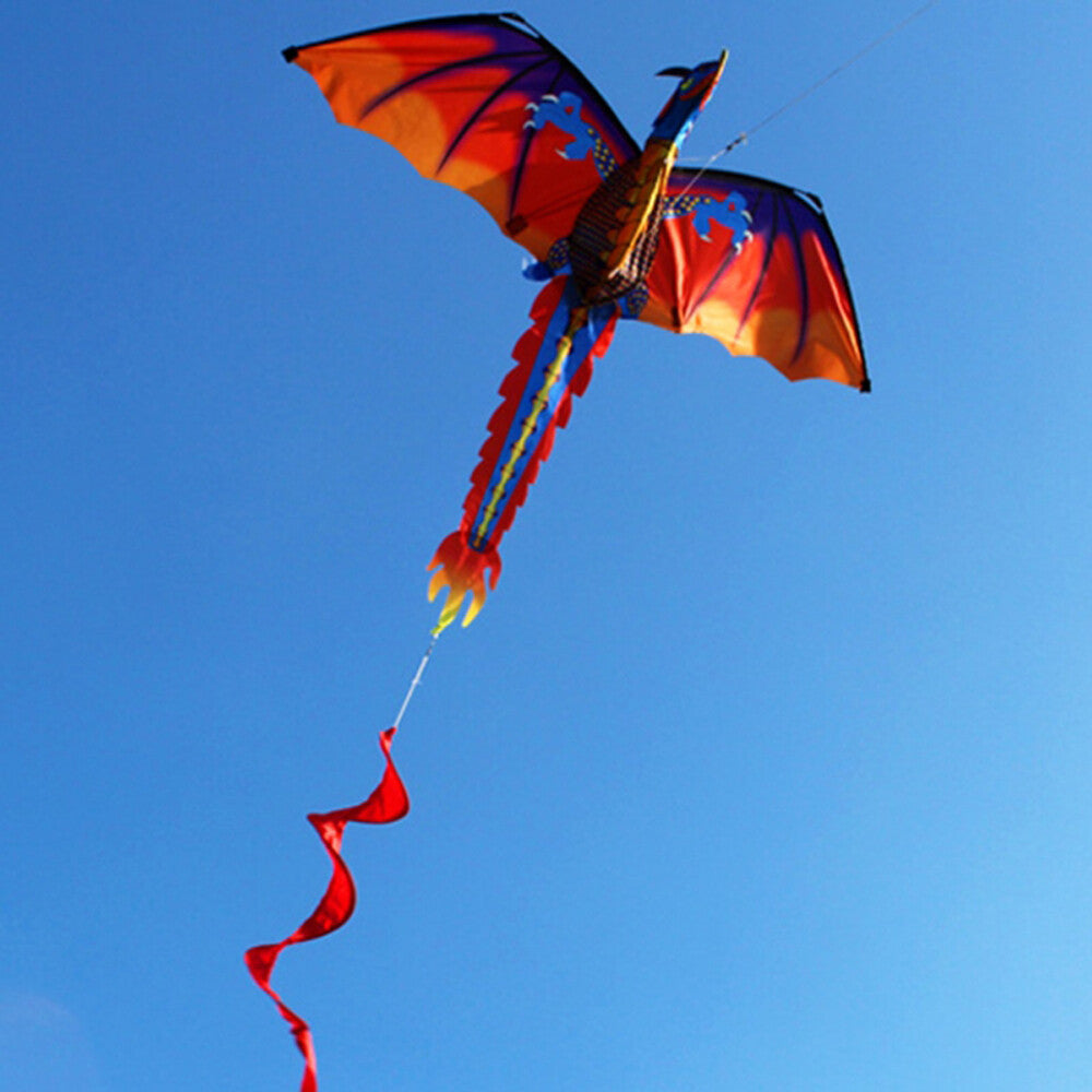 3D Dragon Single Line Kite for Adult Kids Classical Sports Outdoor Easy to Fly
