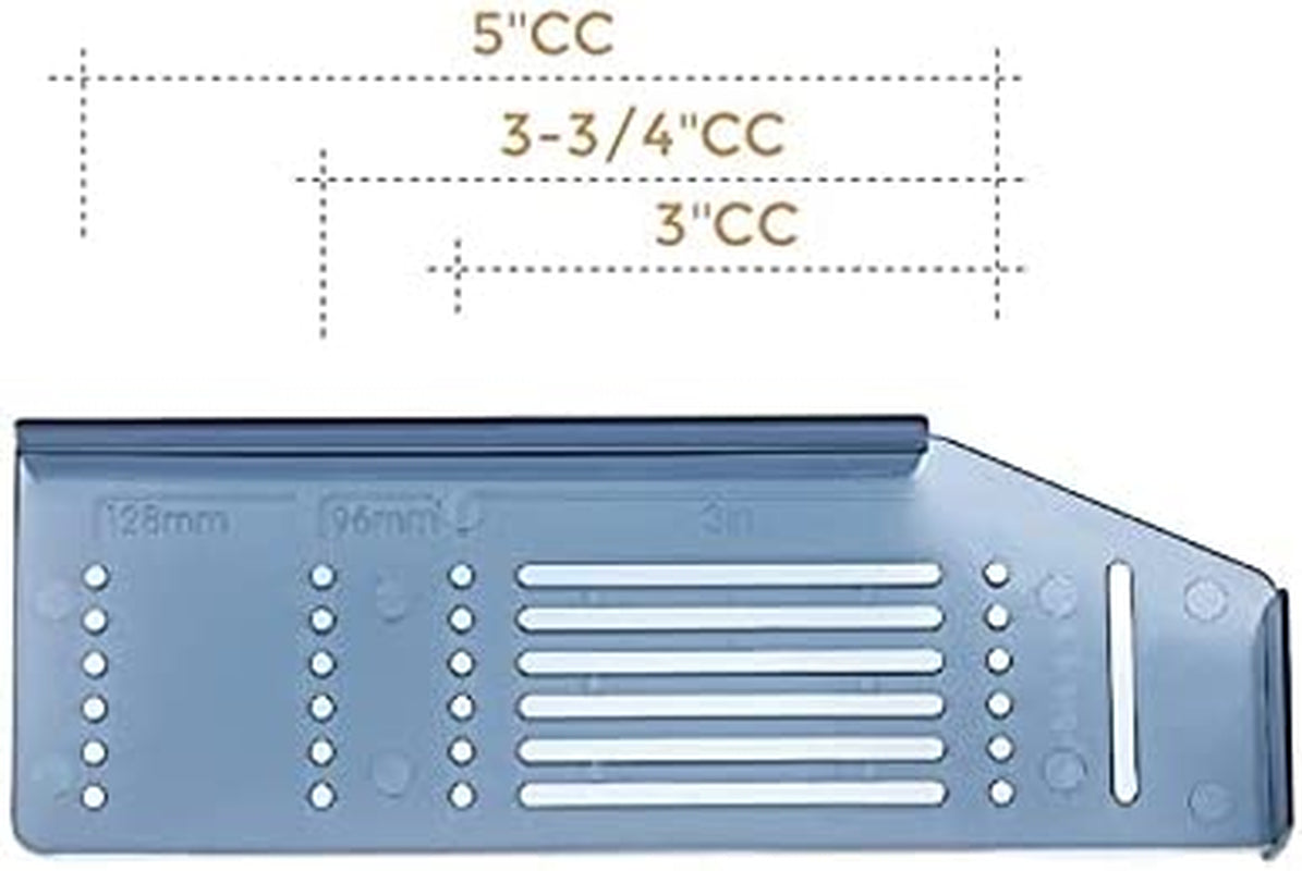 Cabinet Door Drawer Hardware Installation Template Kit Include Drill Bit Mounting Template for Cabinet Knob