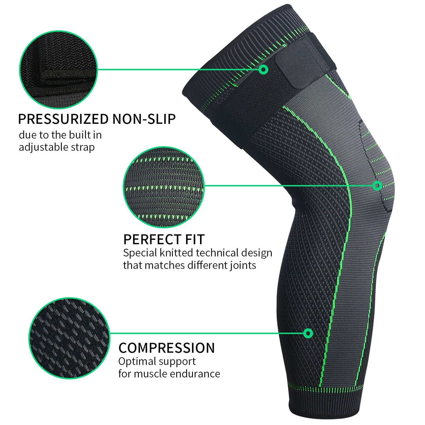 🔥 Leg Compression Sleeve for Men & Women – Comfort, Support & Everyday Performance
