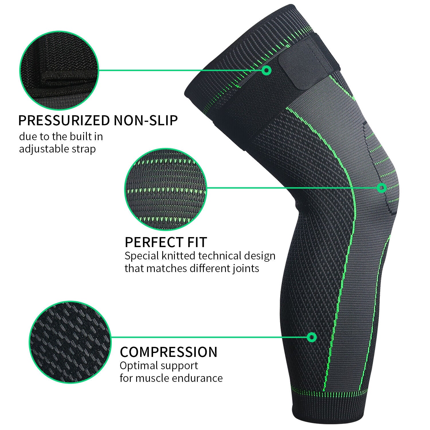🔥 Leg Compression Sleeve for Men & Women – Comfort, Support & Everyday Performance