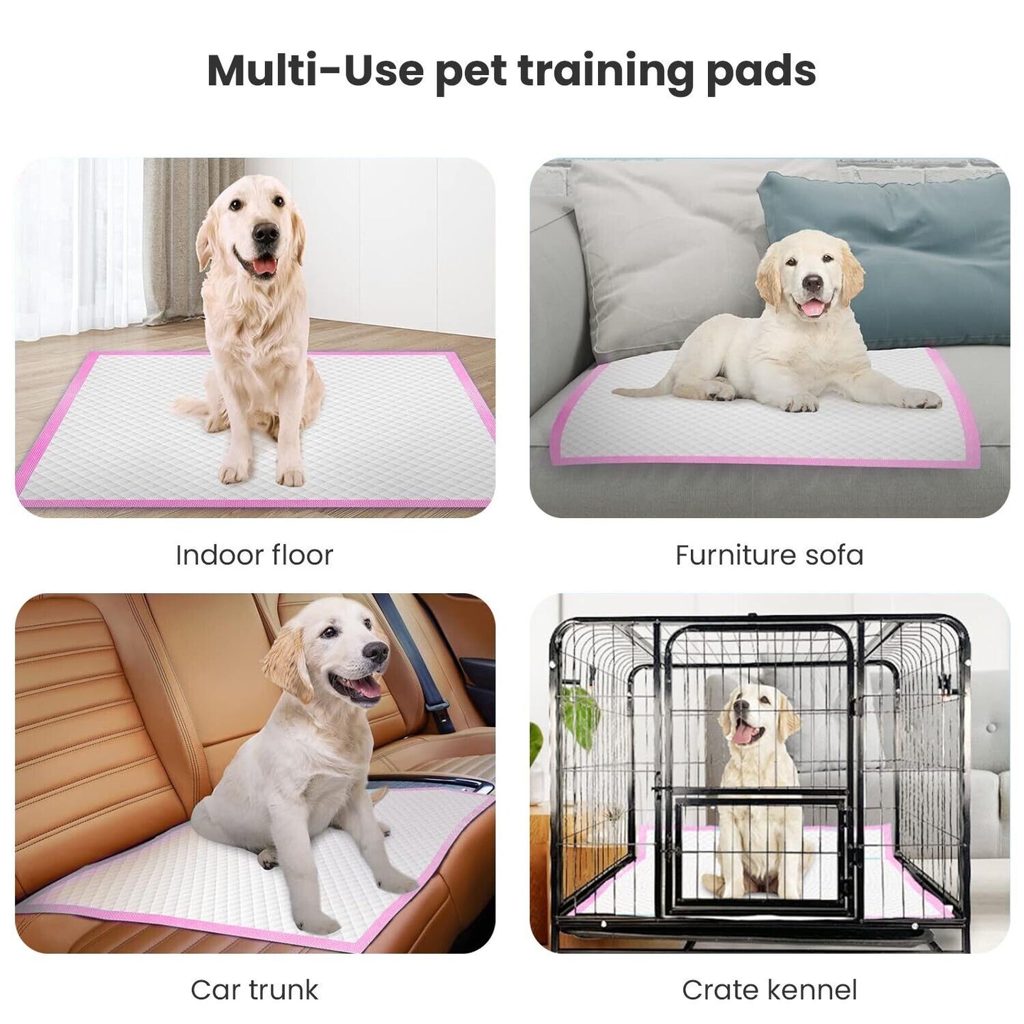 100 Pet Pads for Dogs Ultra-Absorben