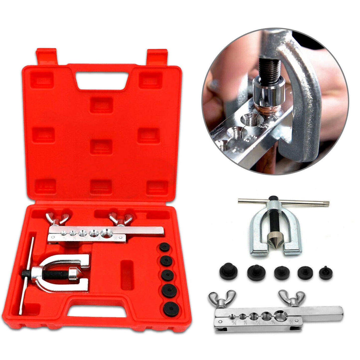 Double Copper Aluminum Soft Steel Brake Line & Brass Tubing Tool Kit