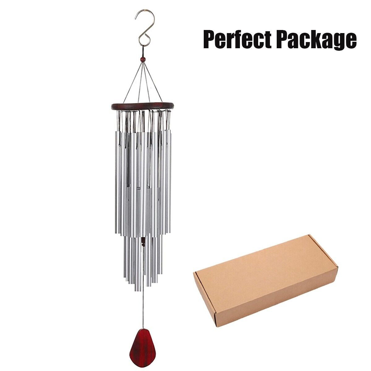 Large 27 Tubes Windchime Chapel Bells Wind Chimes Outdoor Garden Home Decor Gift