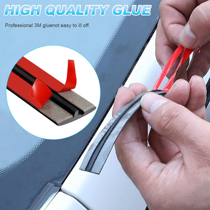 4M Universal Windshield Rubber Molding Seal Trim for Windscreen & Windows