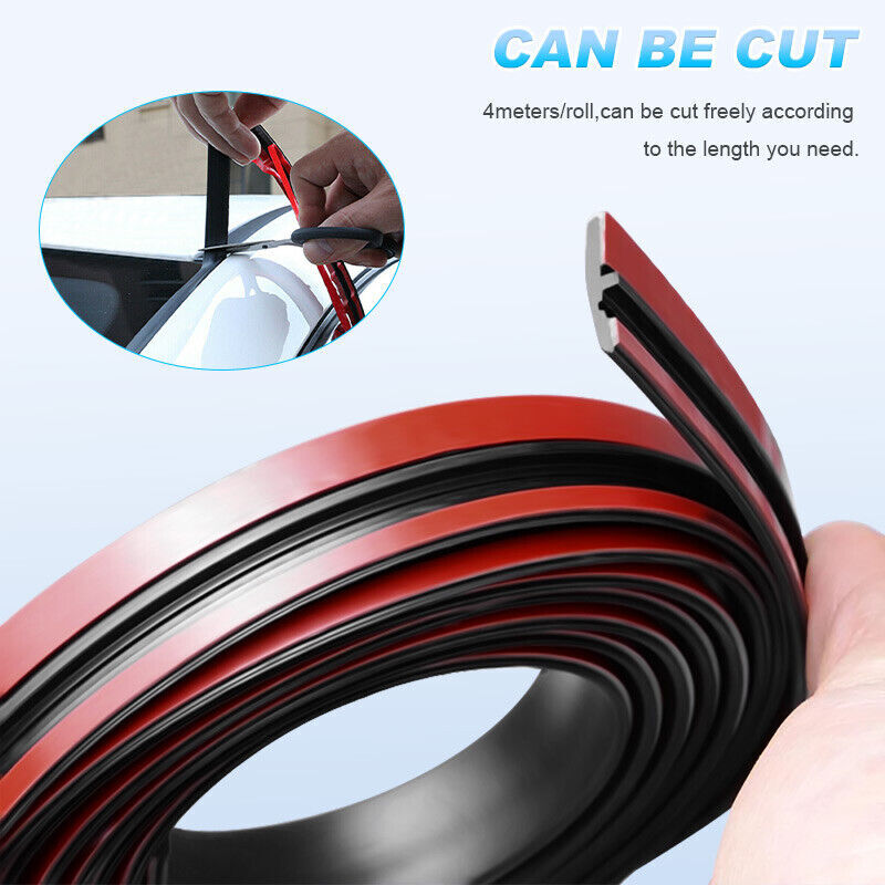 4M Universal Windshield Rubber Molding Seal Trim for Windscreen & Windows