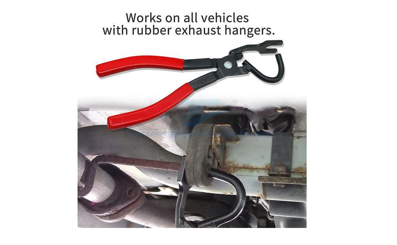 Heavy Duty Exhaust Hanger Removal Pliers Grommets Removal Tool Muffler Rubber Hanger Plier