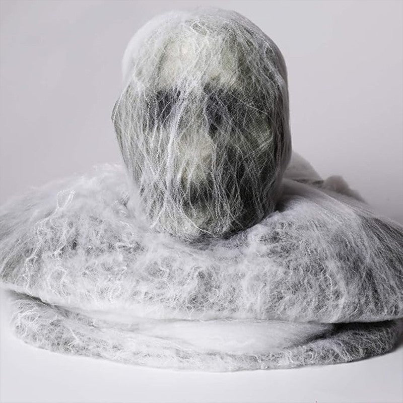 72 Inch Halloween Cocoon Outdoor Decorations, Scary Hanging Cocoon Corpse Props