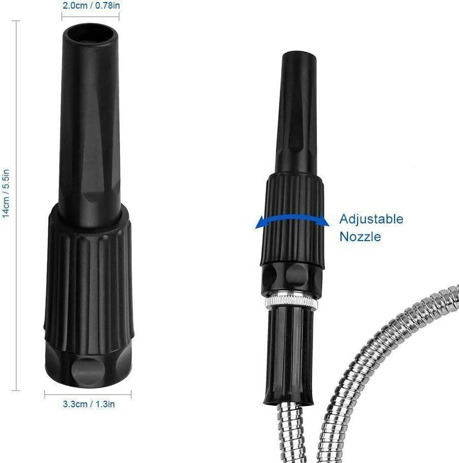 Stainless Steel Metal Garden Water Hose Flexible Heavy Duty Pipe 25FT / 50FT