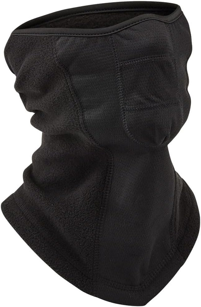 Warm Breathable Fleece Wind Proof Hinged Balaclava Face Mask, Black