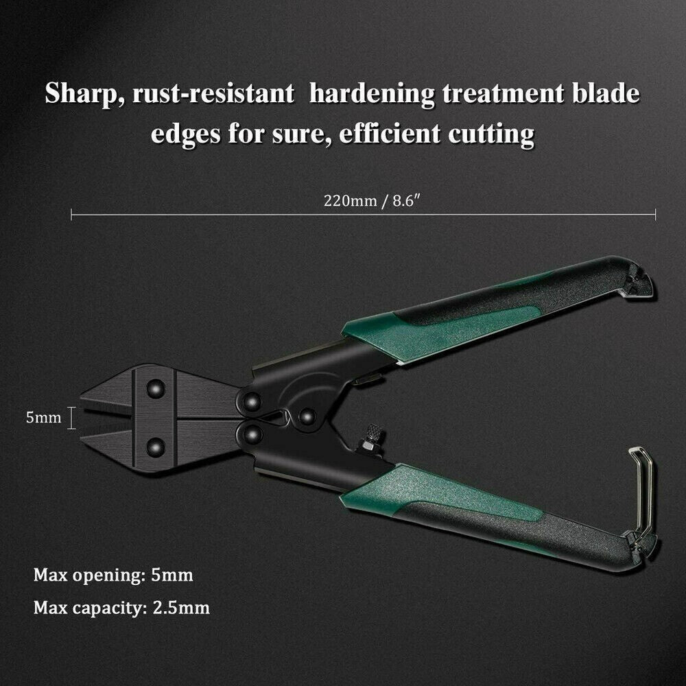 8-Inch Wire Cutters & Crimper | Self-Adjusting Cable Stripper Pliers Hand Tool
