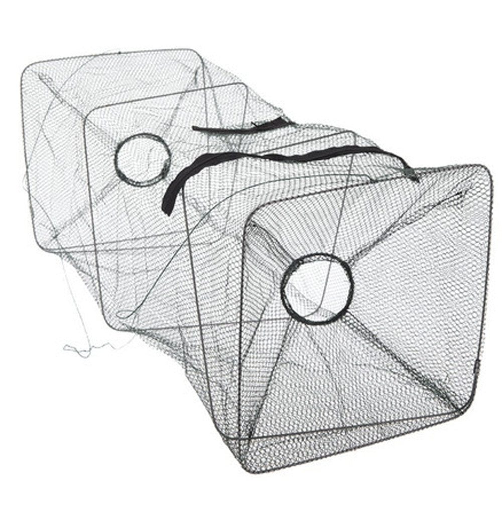 Fishing Bait Trap Fish Net Cast Dip Cage Crab Minnow Crawdad Shrimp Foldable
